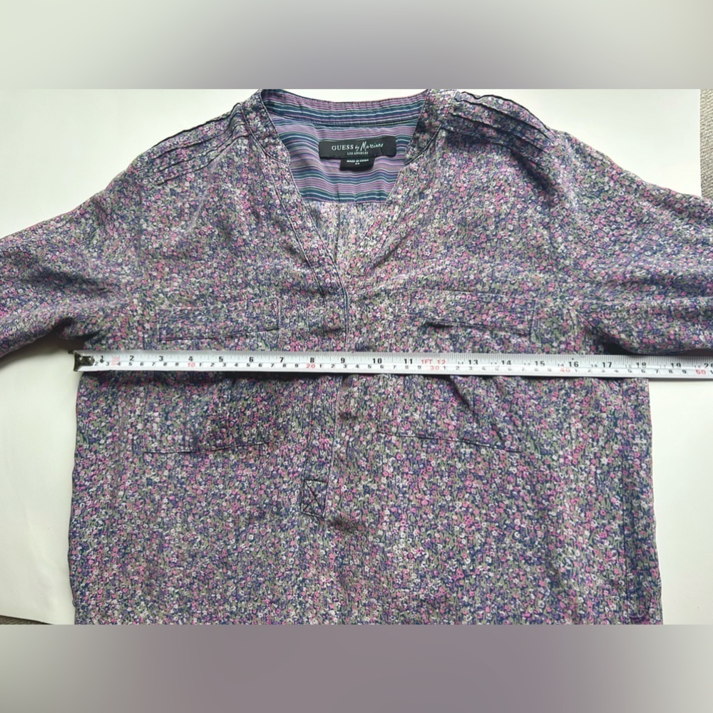 Guess by Marciano silk  Floral dress  Tunic
Long Sleeve mini - Picture 3 of 6